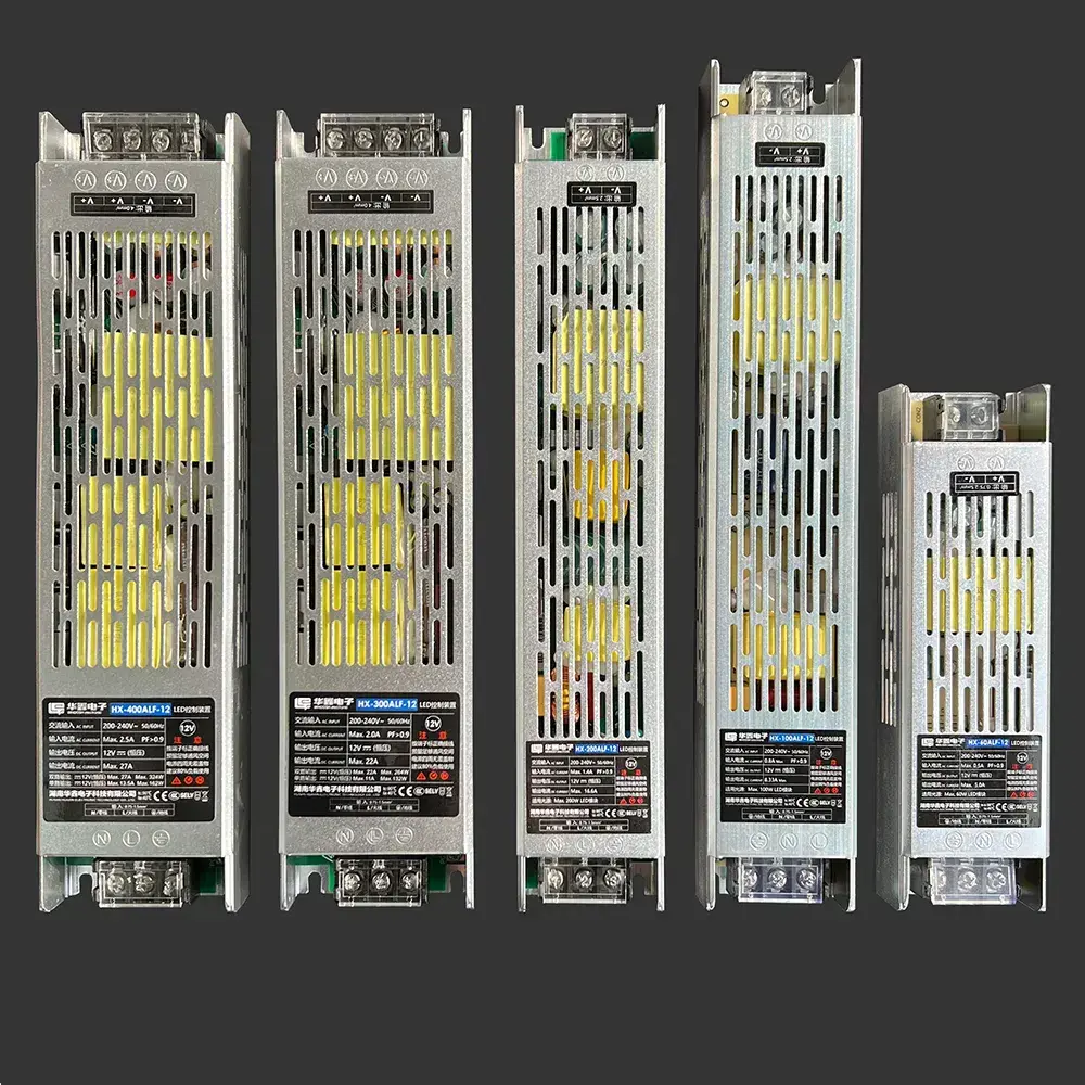 DC24V 8.33A 200W Bekalan Kuasa Slim