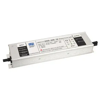 dc12.5A IP67 Bekalan Kuasa Kalis Air 300W AC Ke DC Pemacu LED