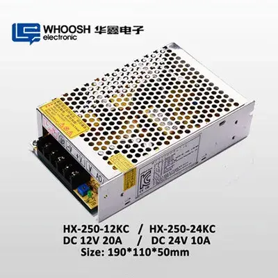 Bekalan Kuasa Modul LED 250W DC12V untuk Pencahayaan Modul LED dengan Pensijilan KC